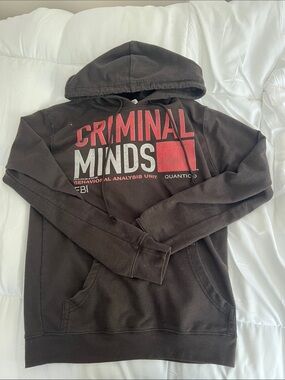 Criminal Minds Black Graphic Pullover Hoodie